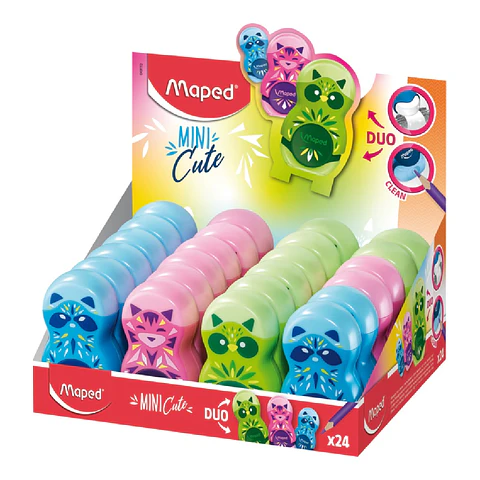Sacapuntas-goma Maped Loopy Mini Cute X24u C/u