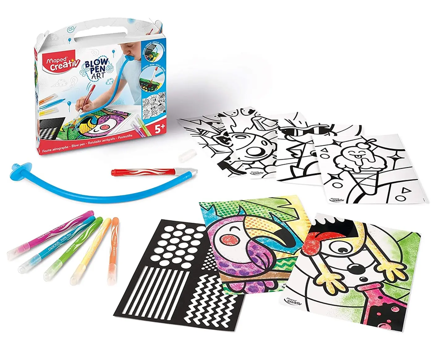 Set Artistico Maped Blow Pen Art 1