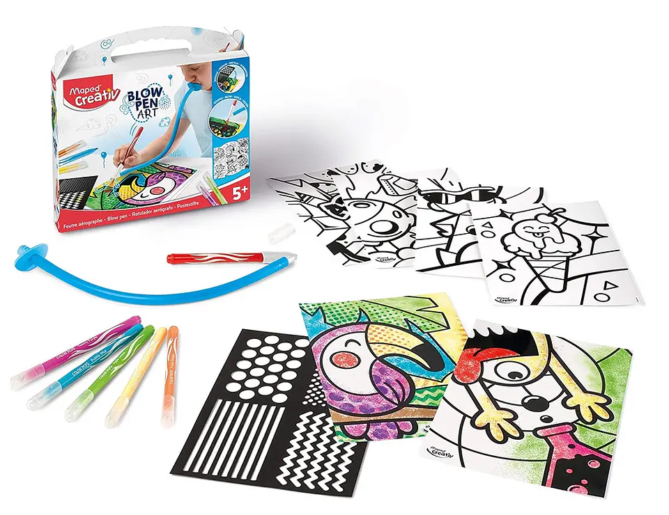 Set Artistico Maped Blow Pen Art 1