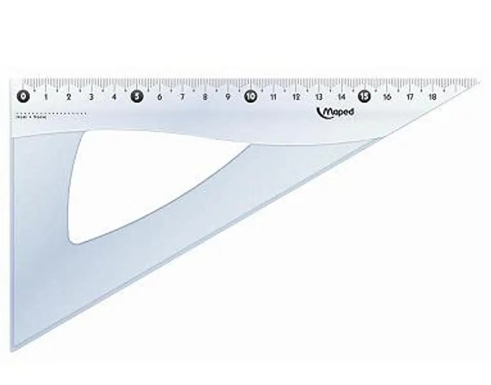 Escuadra Maped De 20 Cm. X 60 Grados 1