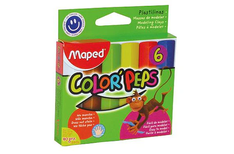 Plastilina Maped Color Peps X 6 Surtida
