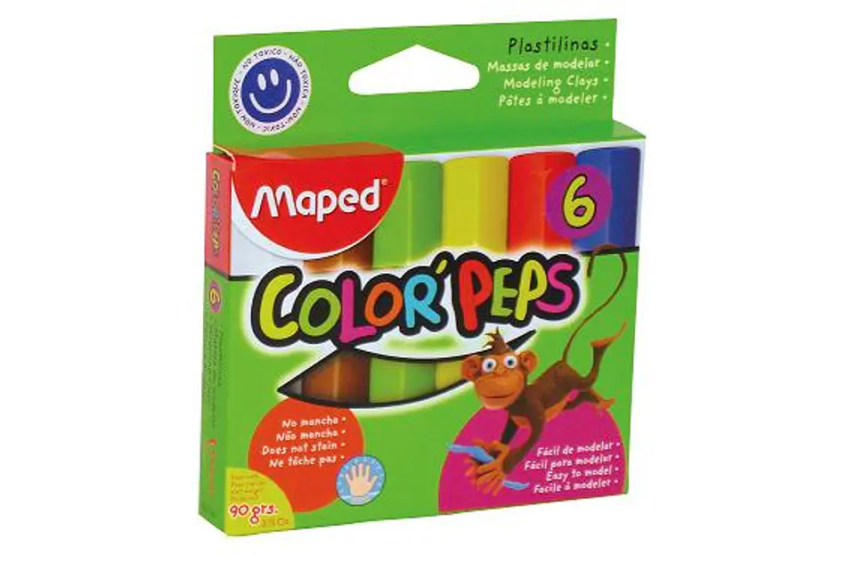 Plastilina Maped Color Peps X 6 Surtida 1