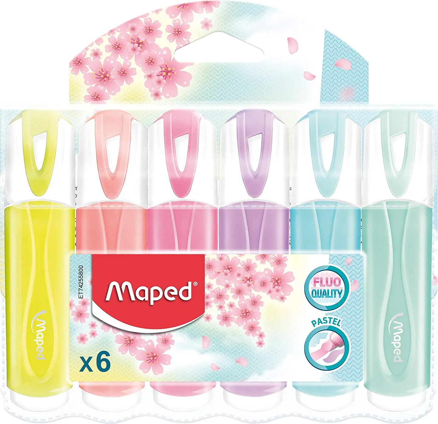 Resaltador Maped Classic Pastel Funda X4u. V/colores 1