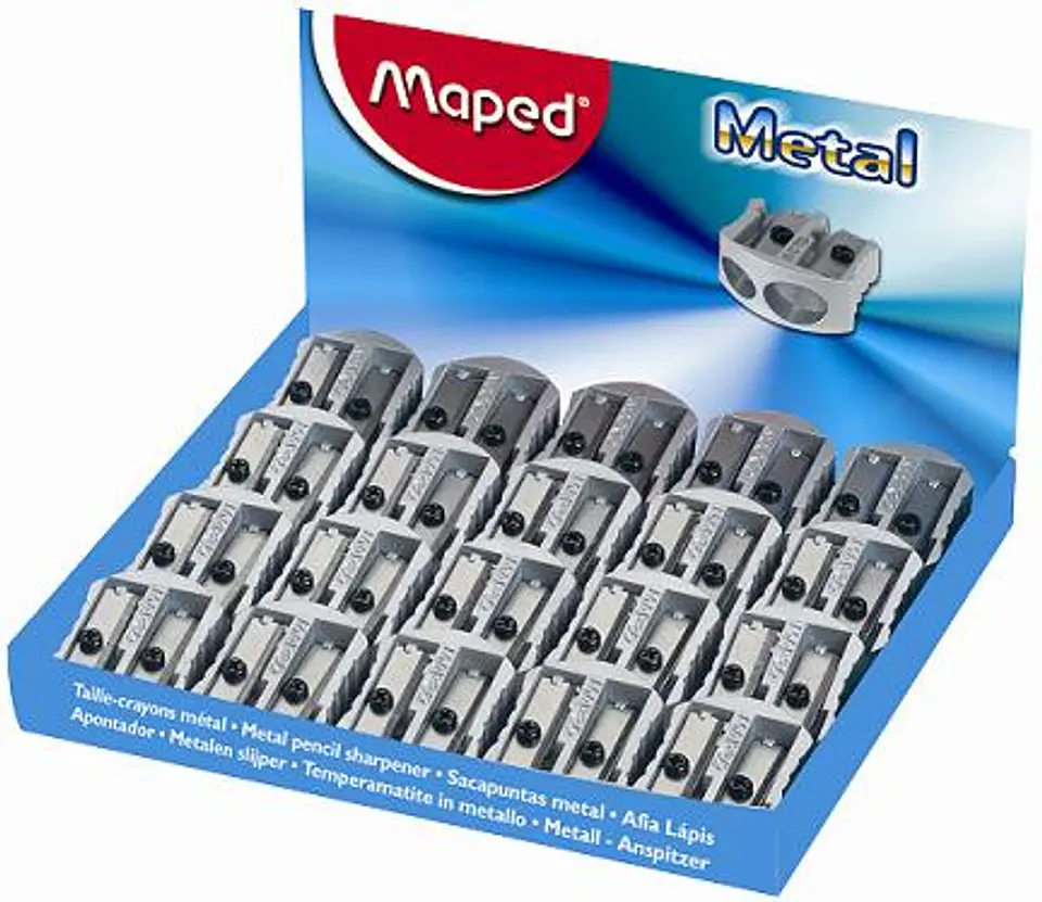 Sacapuntas Metal Maped 2 Bocas X20 1