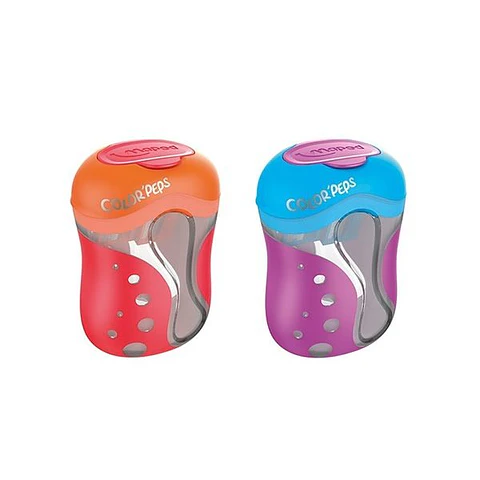 Sacapuntas Plastico Maped Color Peps C/deposito X24u C/u