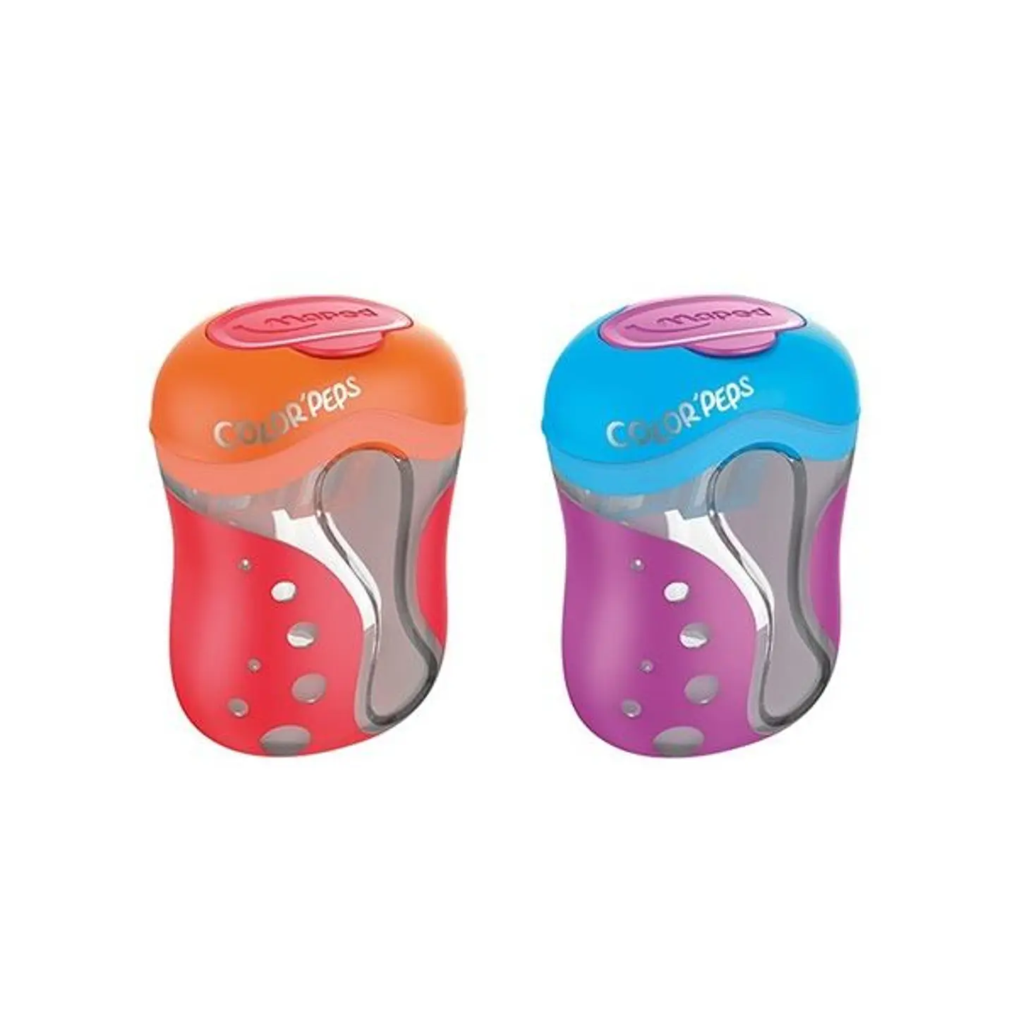Sacapuntas Plastico Maped Color Peps C/deposito X24u C/u 1