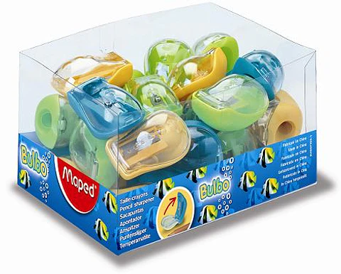 Sacapuntas Plastico Maped Bulbo X30u