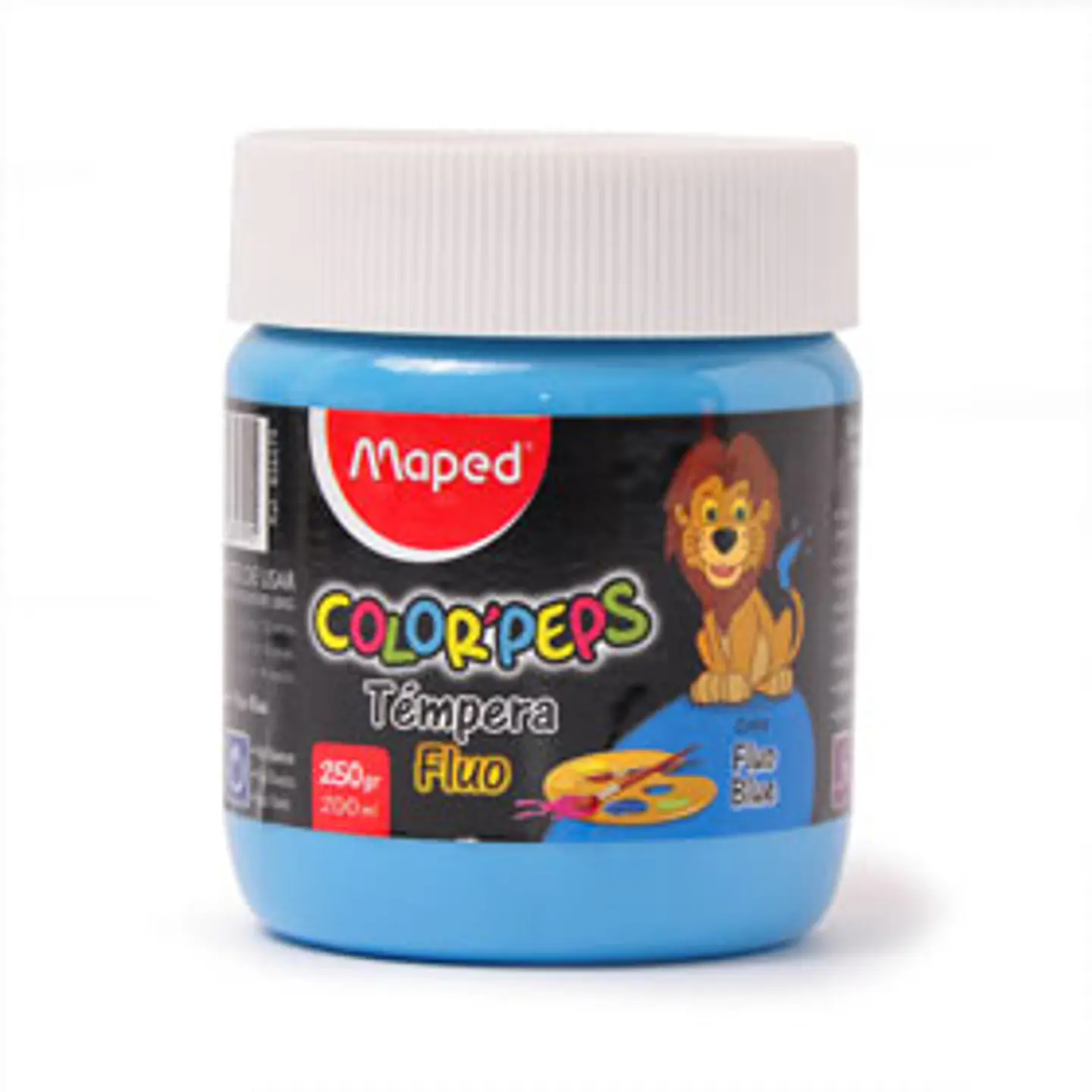 Tempera Maped Pote X 250g. Color Peps Fluo 1