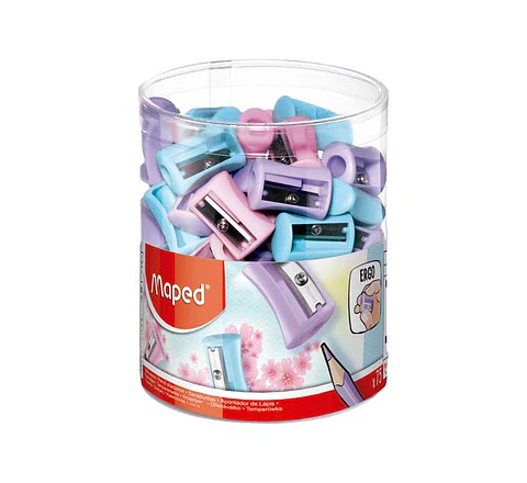 Sacapuntas Plastico Maped Vivo Pastel X75u