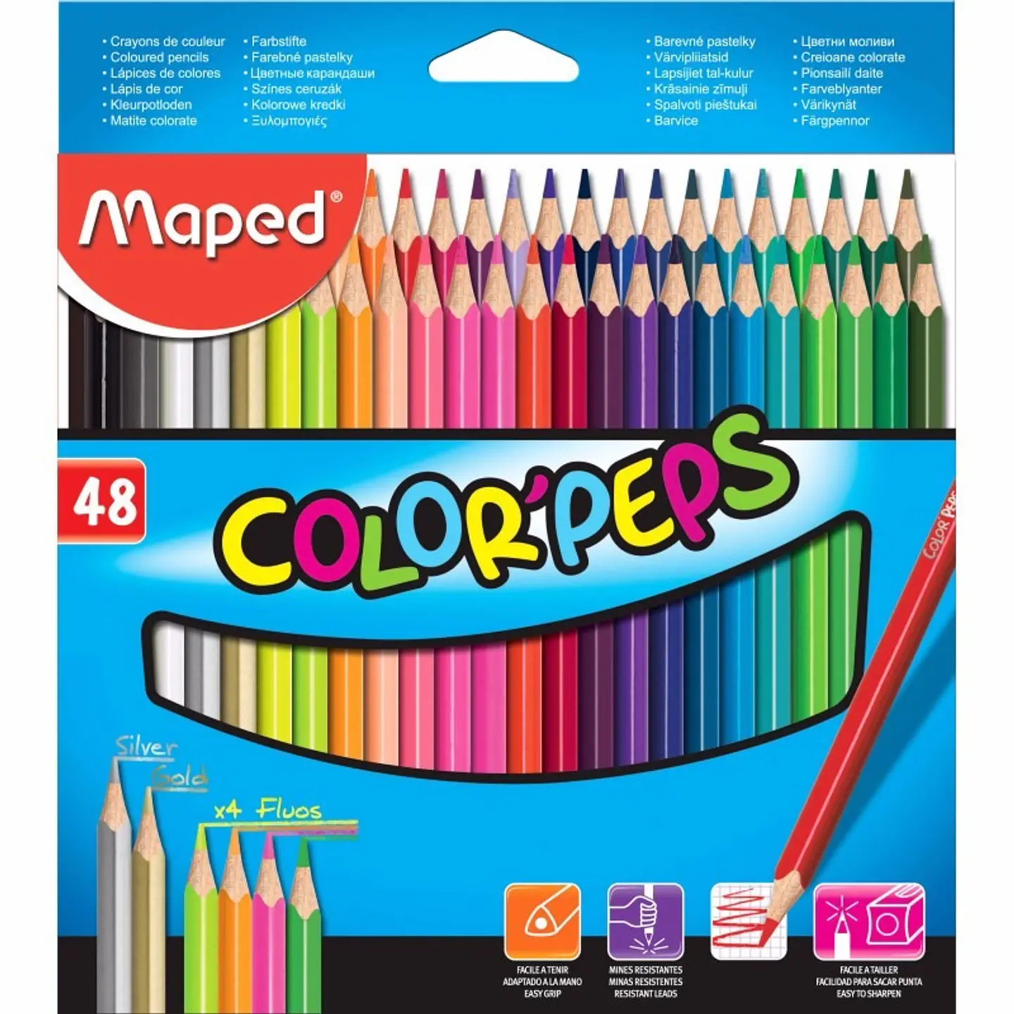 Lapiz Color Maped Peps X48u. Largos 1