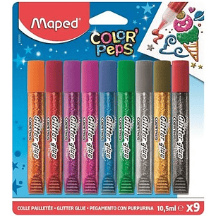 Adhesivo Maped Glitter Tubo 10.5ml X9u