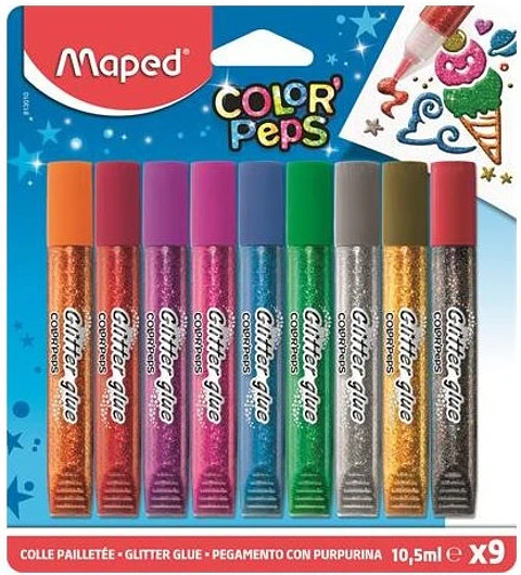 Adhesivo Maped Glitter Tubo 10.5ml X9u