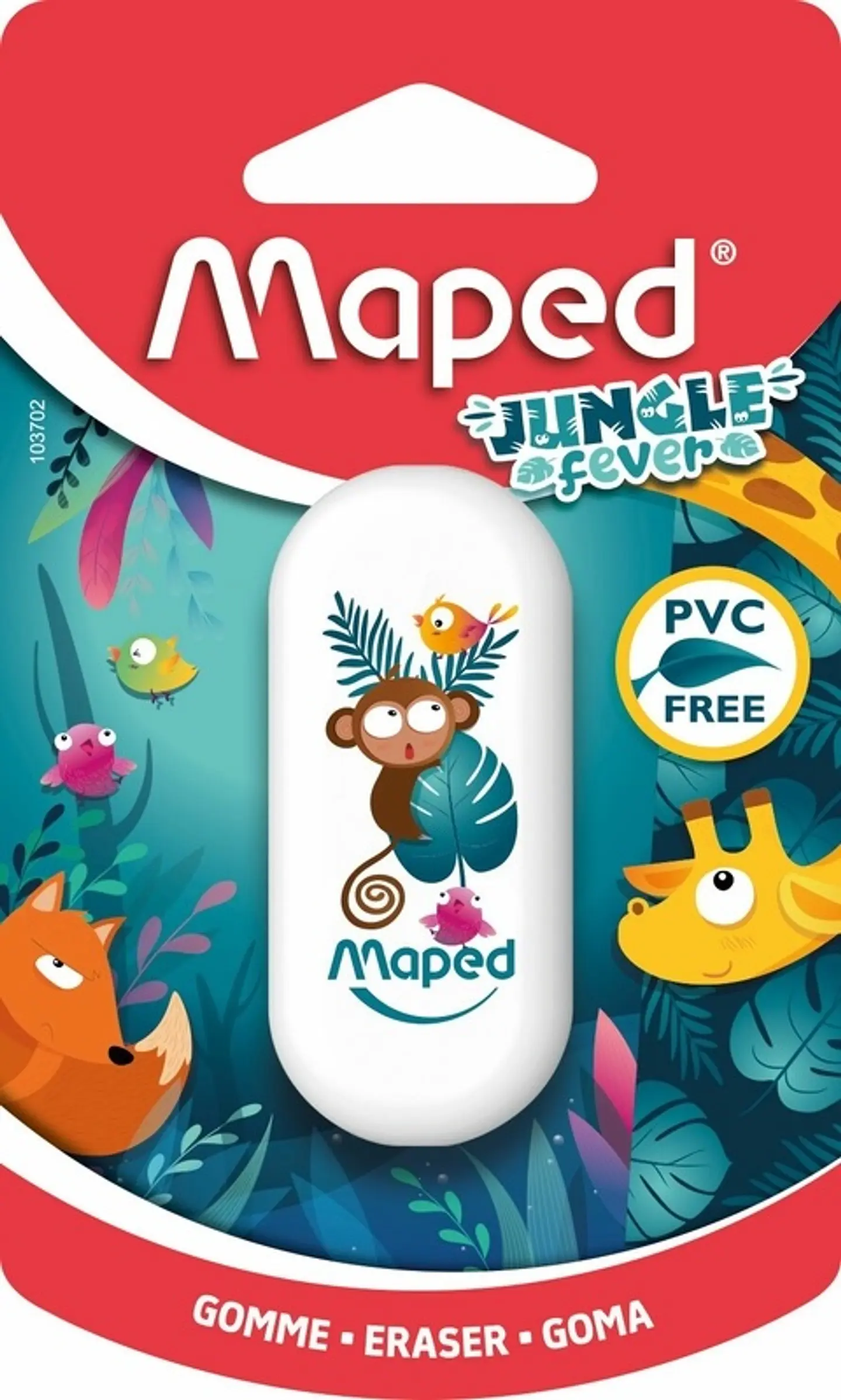 Goma De Borrar Maped Jungle Fever 1