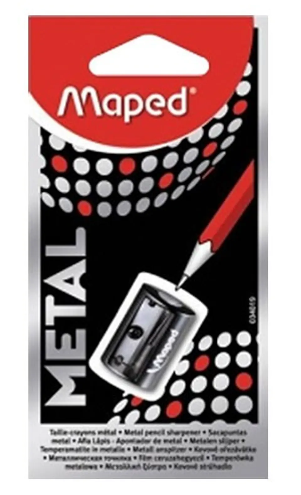 Sacapunta Metal Maped E/blister Satelite 1 Filo C/u 1