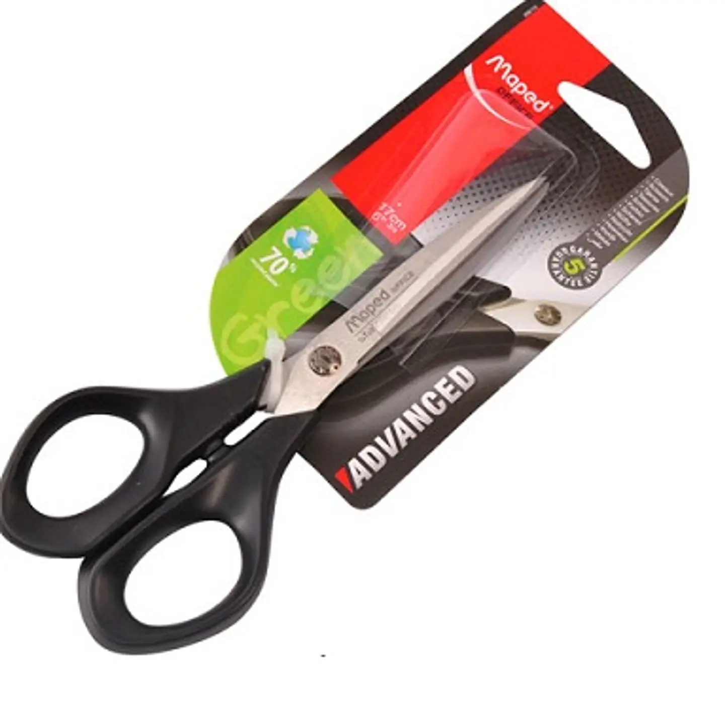 Tijera Maped 17 Cm Advanced Green 1