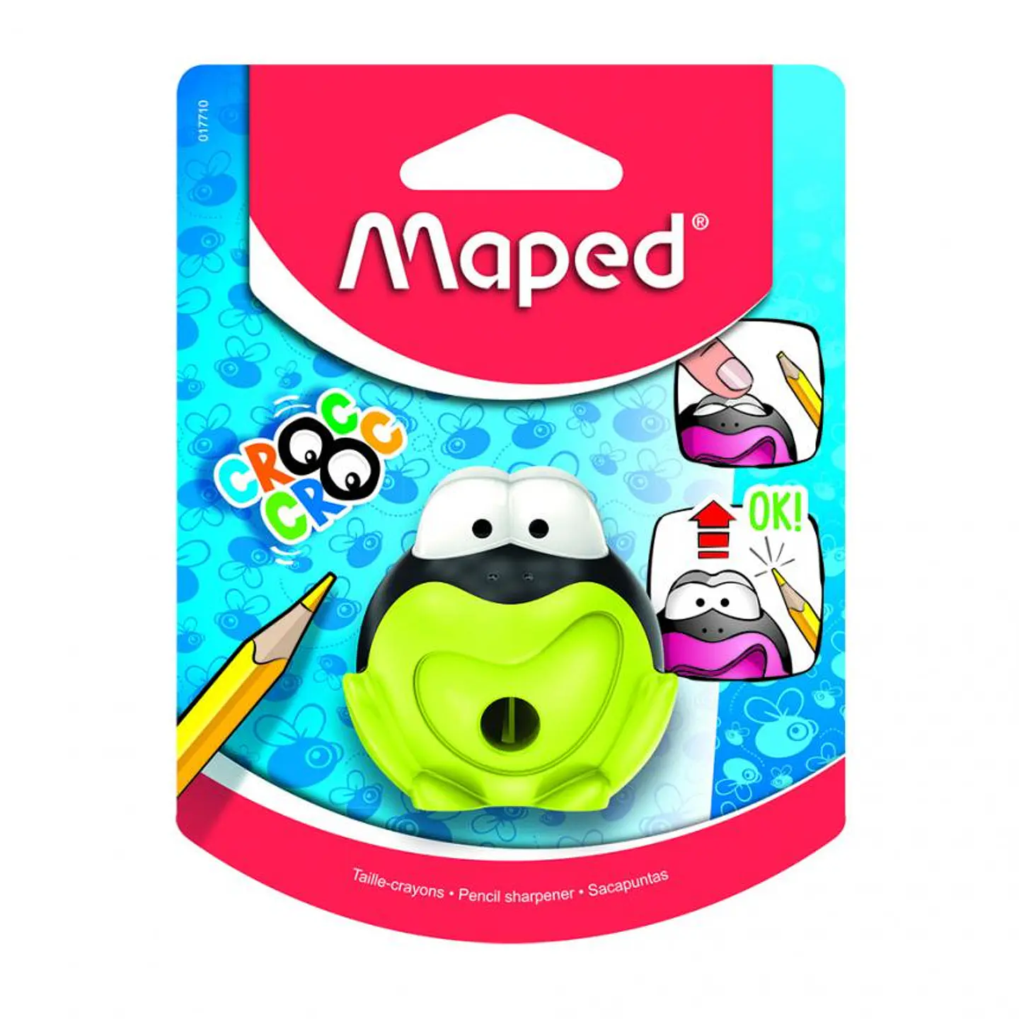 Sacapuntas Plastico Maped Croc Croc Indicador Display X 24 C/u 1