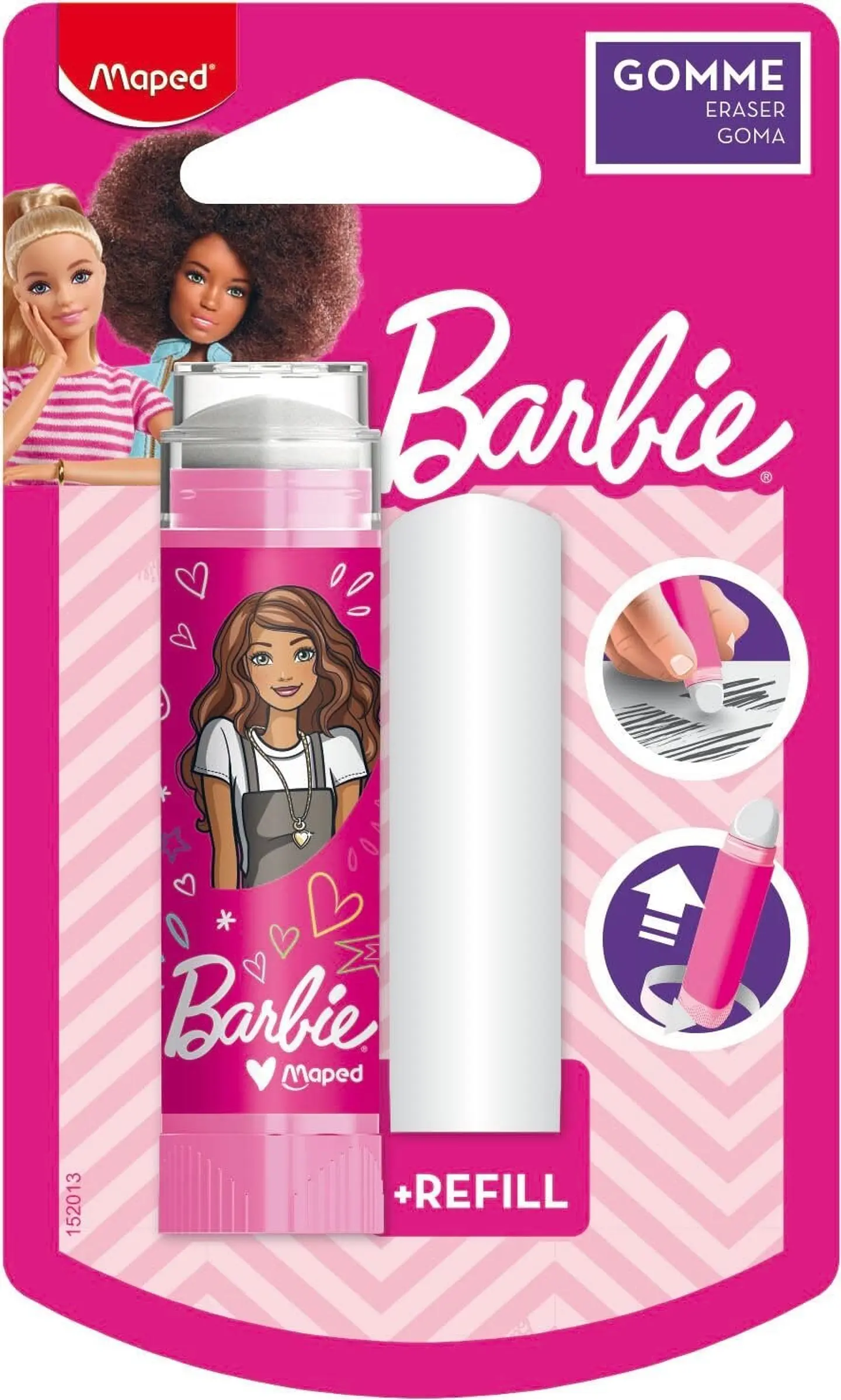 Goma Tubo Maped Barbie 1