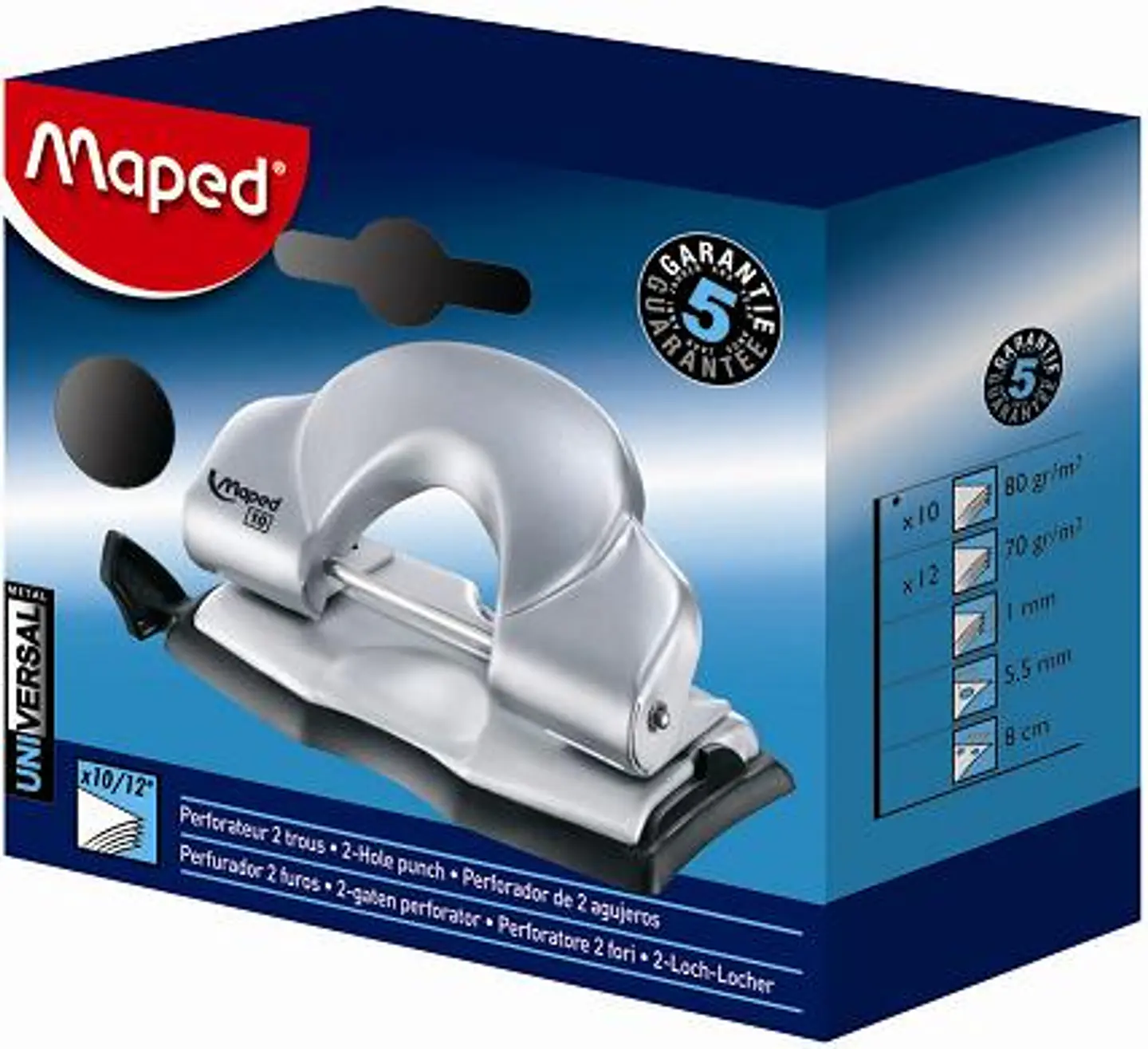 Perforadora Maped 10/12 En Caja 1