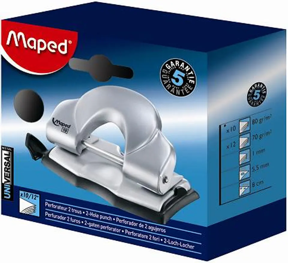 Perforadora Maped 10/12 En Caja 1