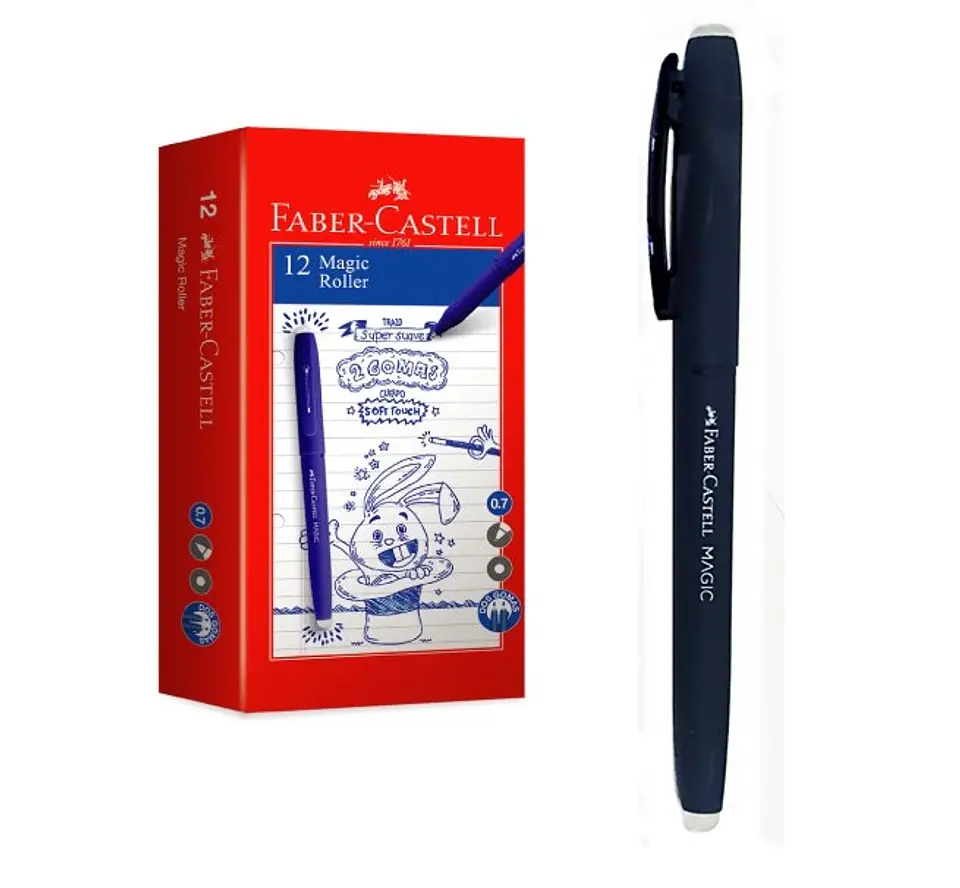 Boligrafo Faber Roller Magic Borrable 1