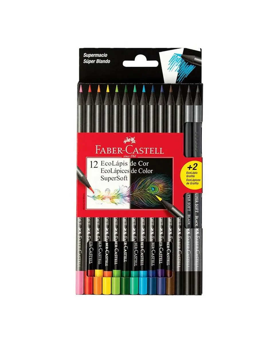 Lapiz Color Faber Castell Super Soft X12u. Largos 1