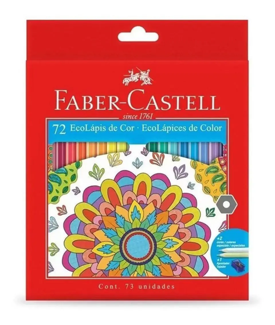 Lapiz Color Faber Castell Ecolapiz X72u. 1