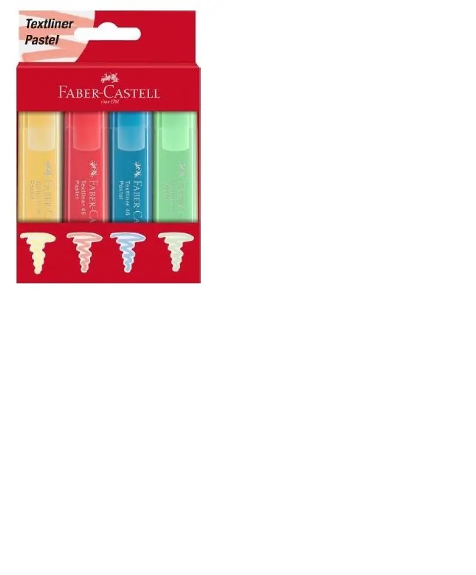 Marcador Faber Castell Tl 46 Pastel X4 1