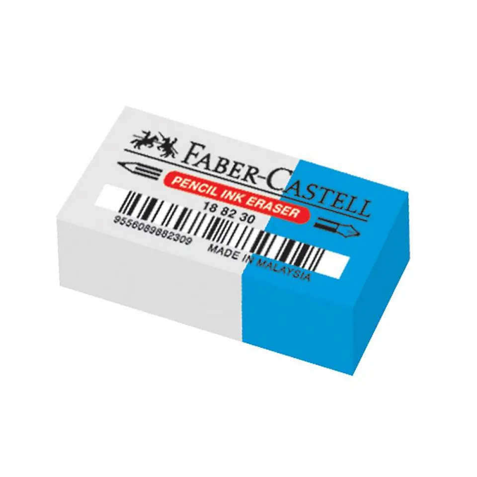 Goma De Borrar Faber Castell Plastica Lapiz/tinta X30u. 1