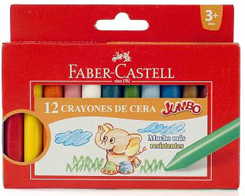 Crayones Faber Jumbo X12u.