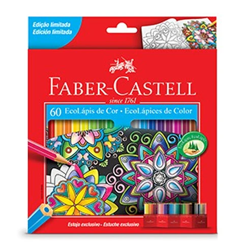 Lapiz Color Faber Castell Ecolapiz X60u. Largos