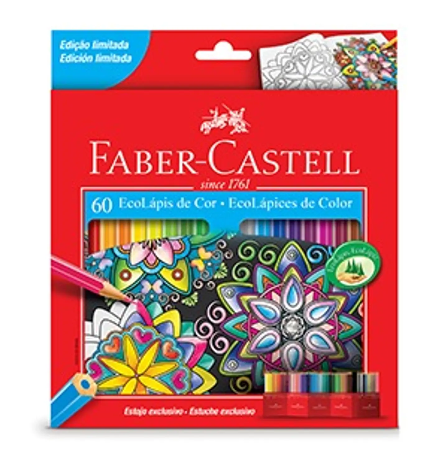 Lapiz Color Faber Castell Ecolapiz X60u. Largos 1
