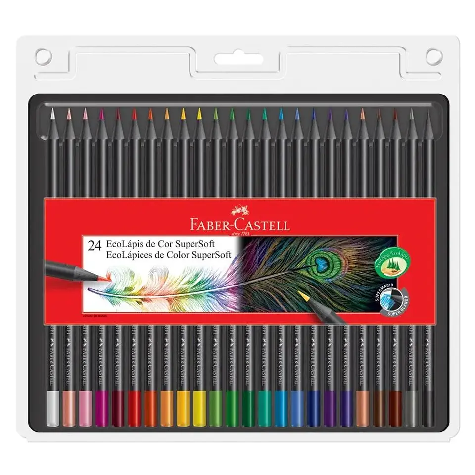 Lapiz Color Faber Castell Super Soft X50u. Largos 1
