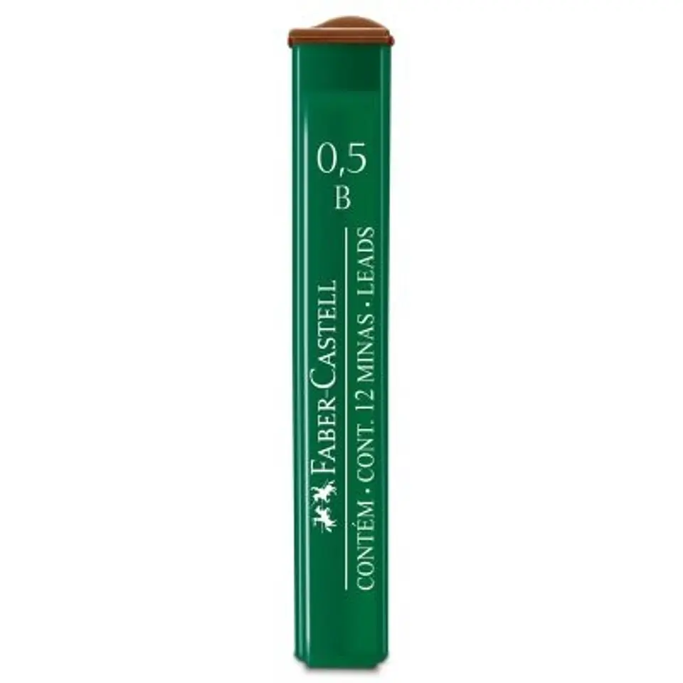 Mina Faber Castell 0.5mm B X 12c/u. 1