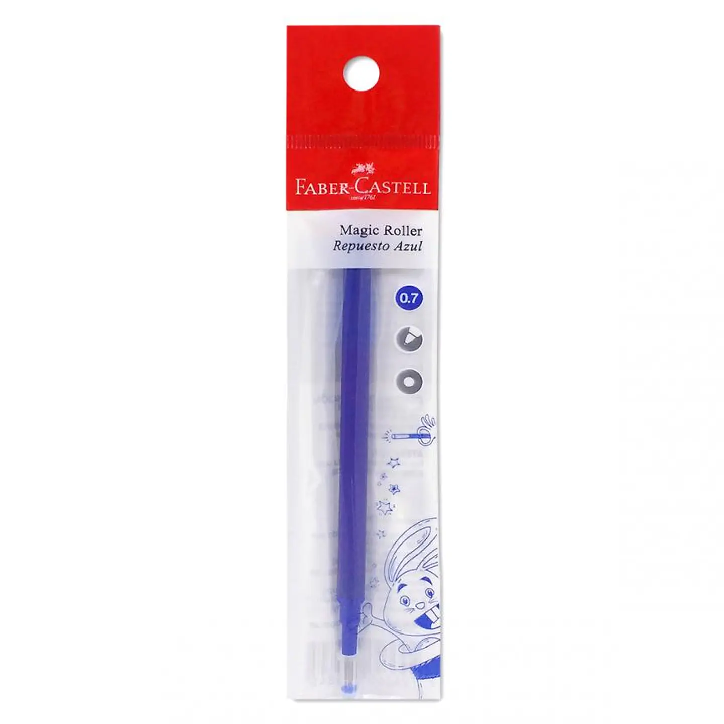 Tanque Faber Roller Magic Borrable Azul 1