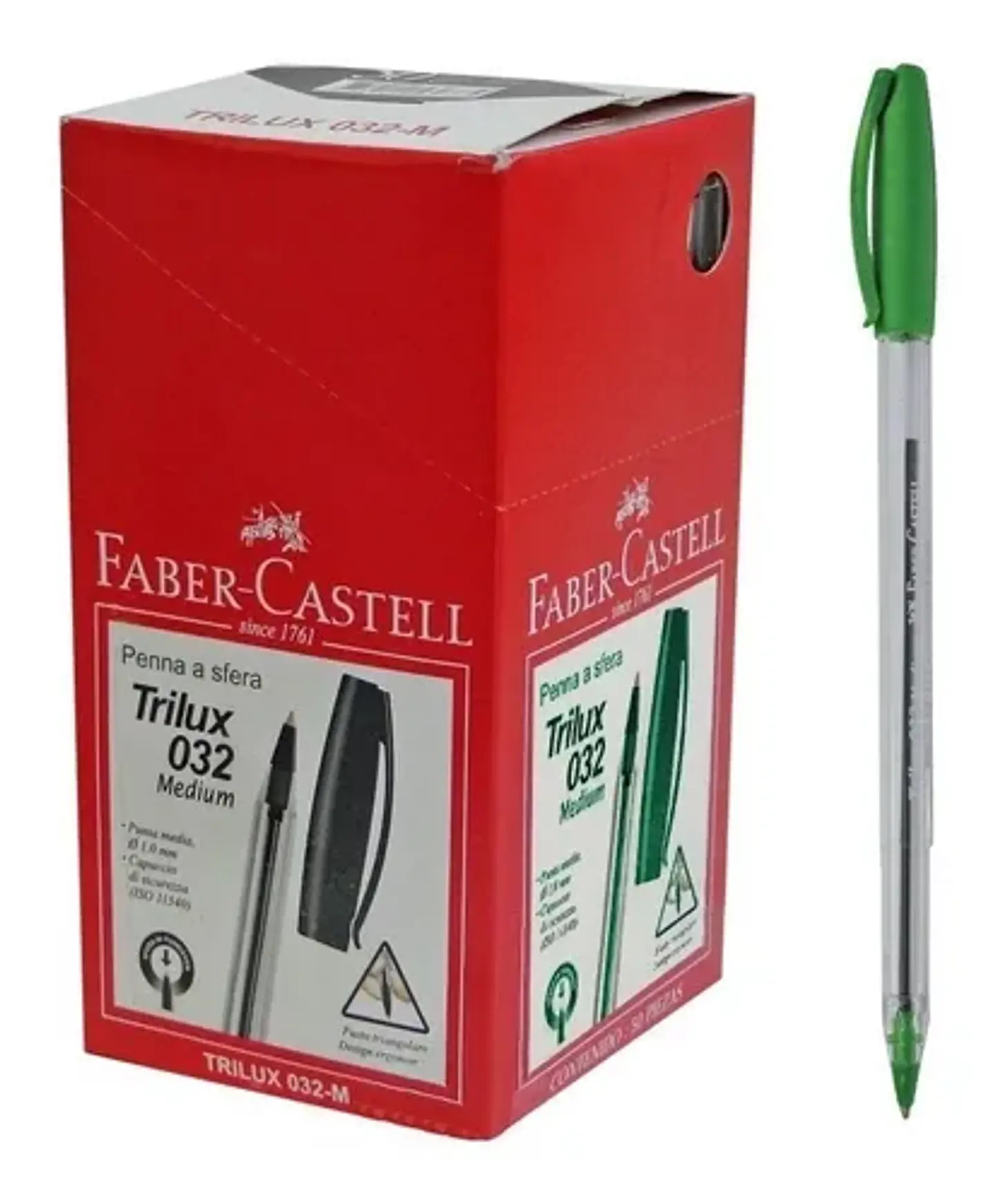 Boligrafo Faber Trilux 032 X50 U. Cristal 4