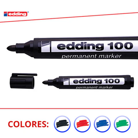 Marcador Edding E100 Permanente
