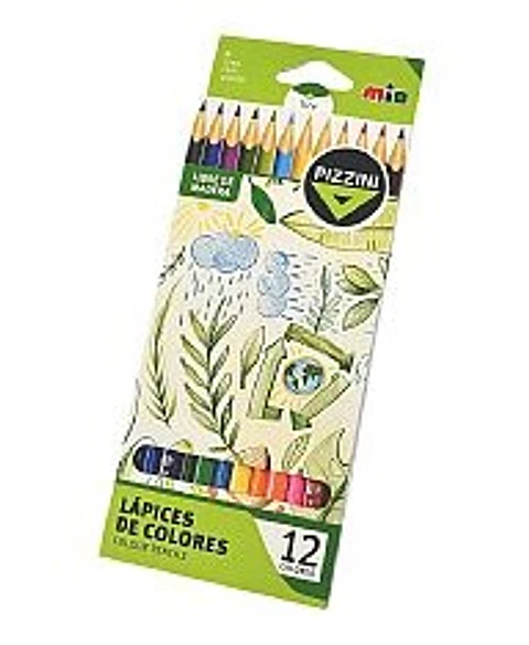 Lapiz Color Pizzini Resina Largos X12u