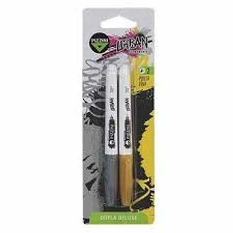 Marcador Pizzini Punta Fina Dupla Deluxe