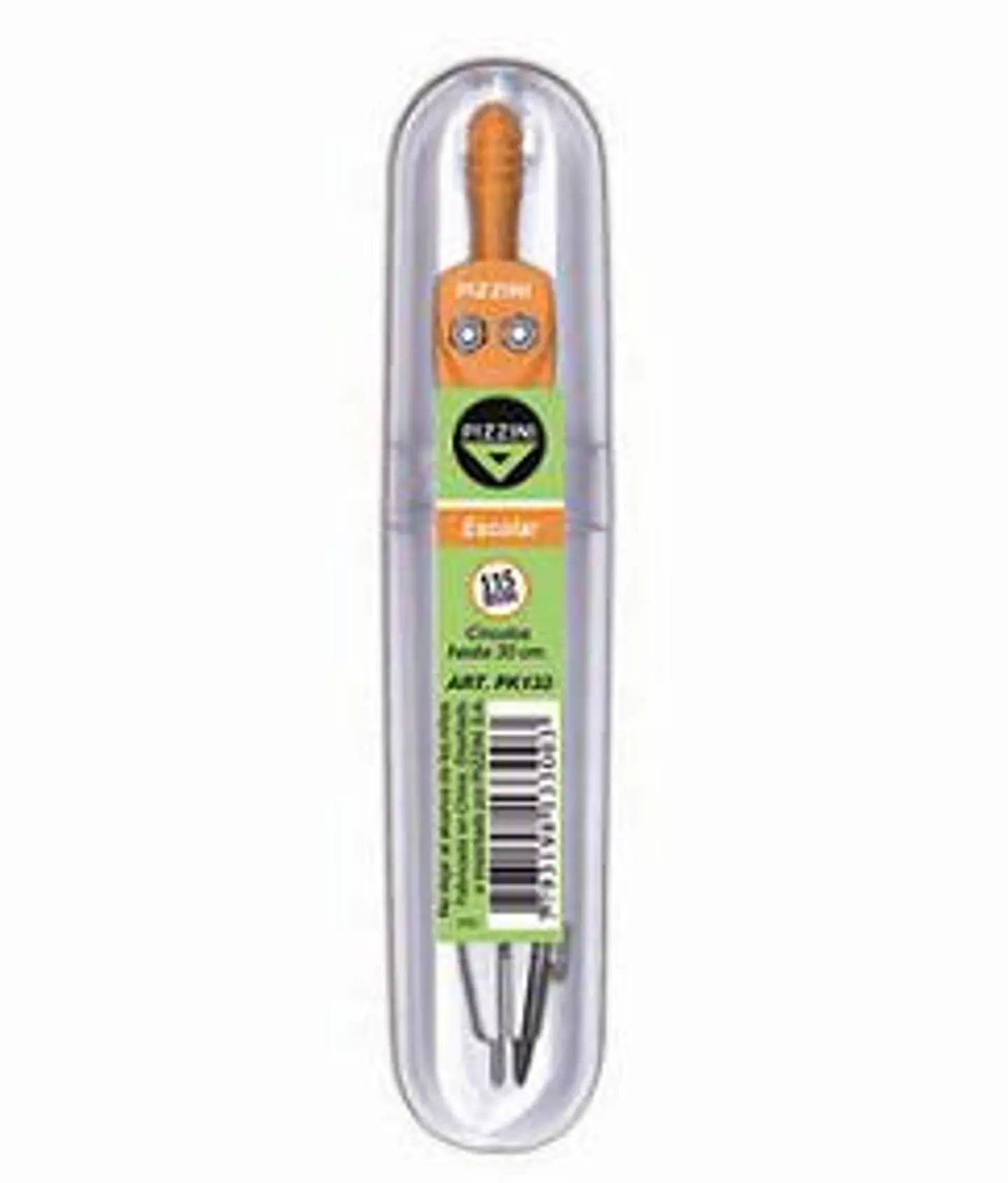 Compas Escolar Metalico Pizzini De 115mm Tubo X 12u. 1