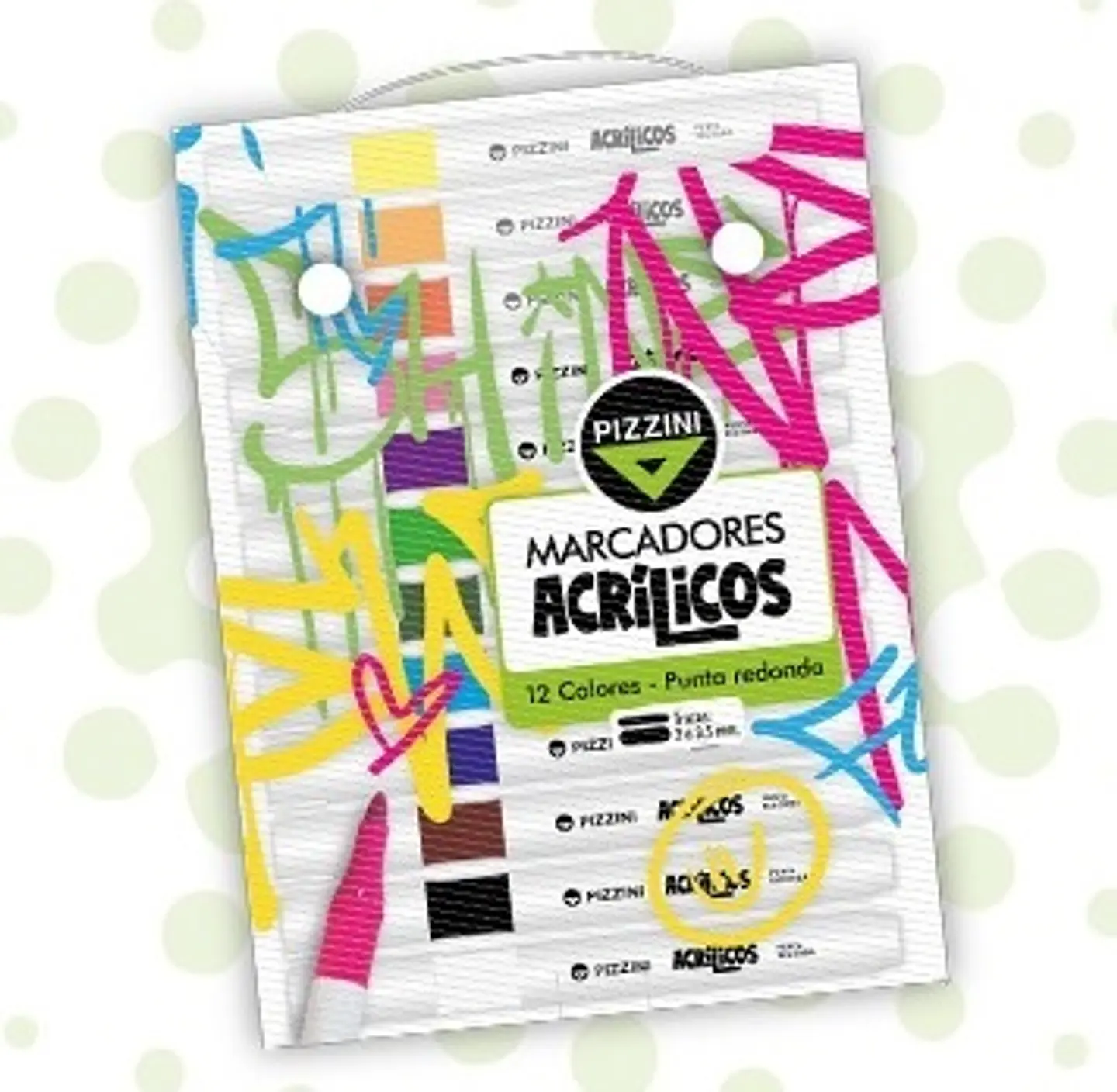 Marcadores Acrilicos Pizzini Punta Redonda X12u 1