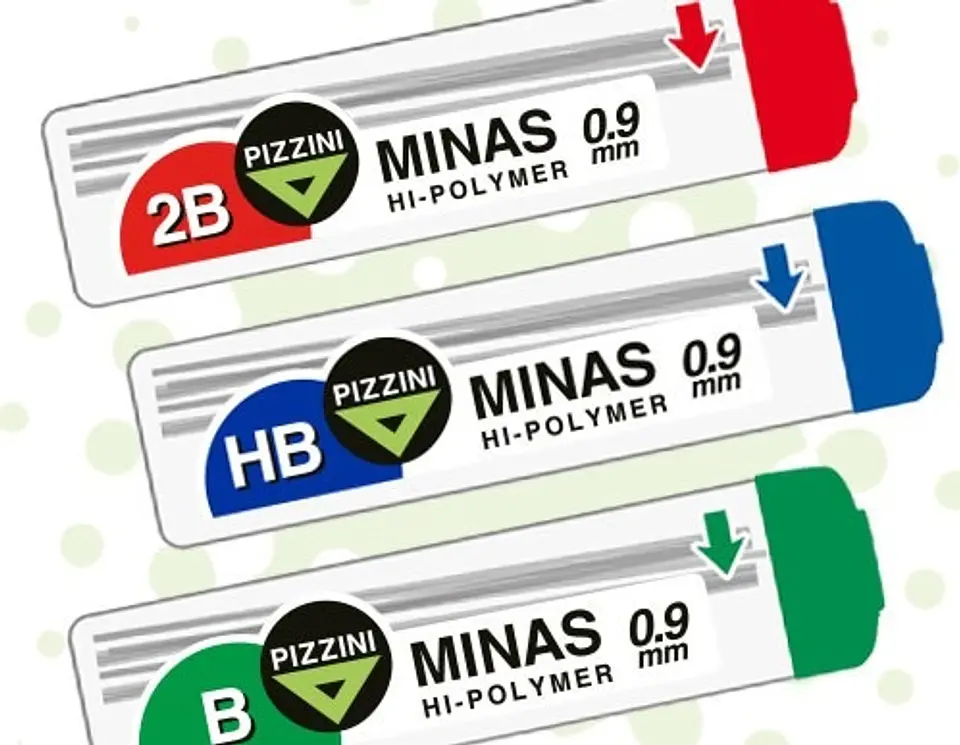 Mina Pizzini 0.9mm 2b-b-hb X12u 1