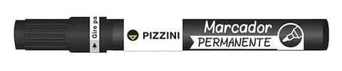 Marcador Permanente Pizzini Pta Bisel V/colores