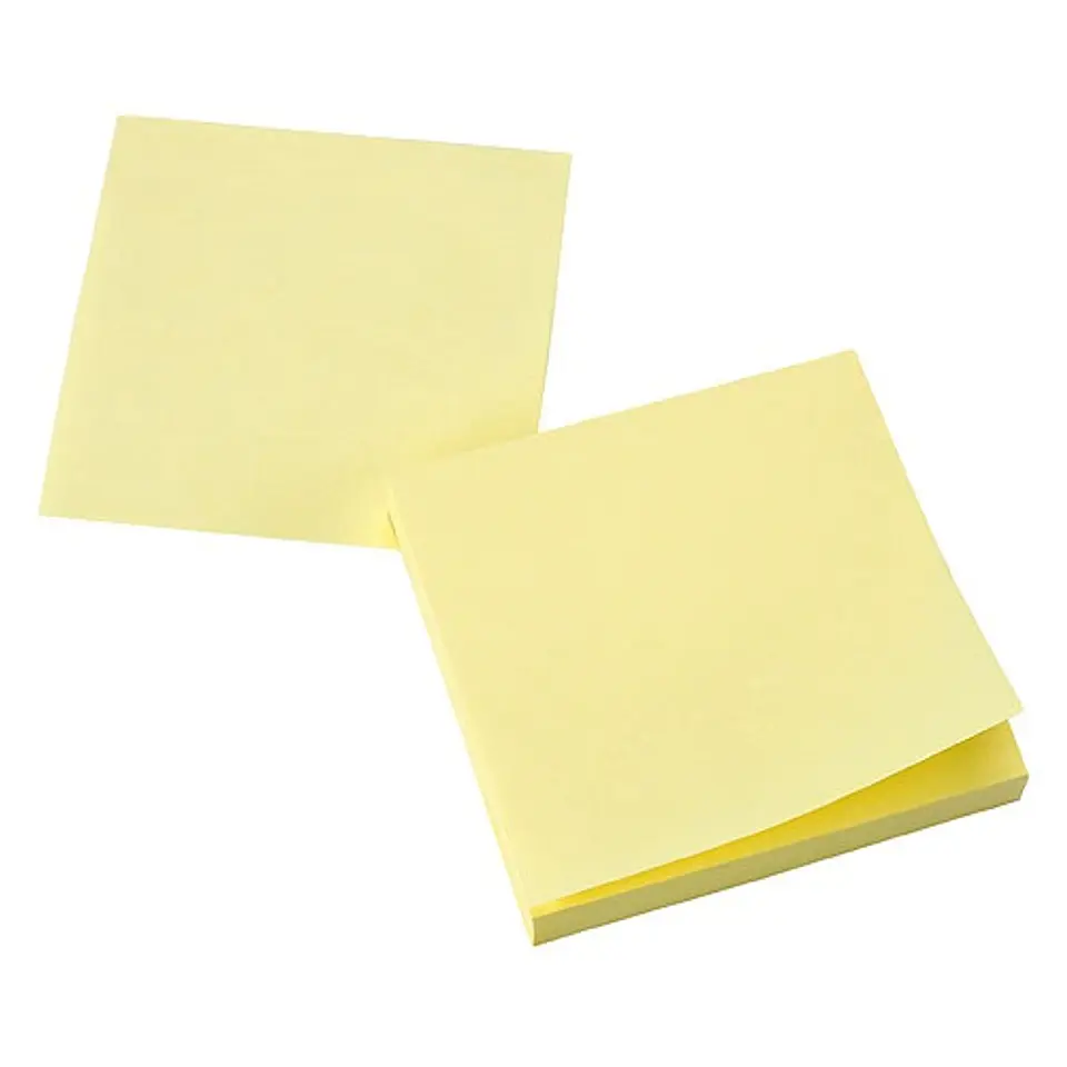 Notas Adhesivas Pizzini 75x75x100hjs Amarillas Z 1