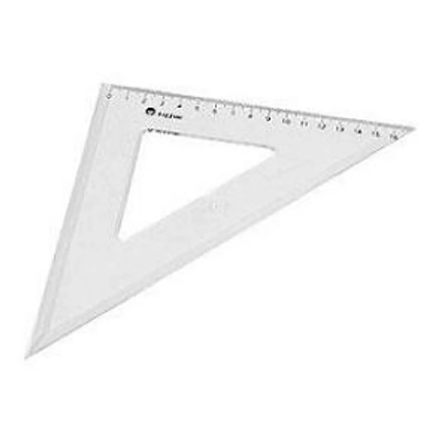 Escuadra Escolar Pizzini 20cm X 45° 1