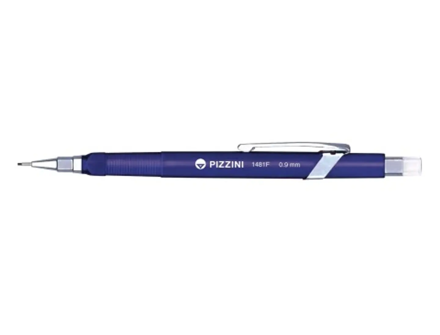 Portaminas Pizzini 0.9mm Punta Fija Clip Metalico C/goma 1