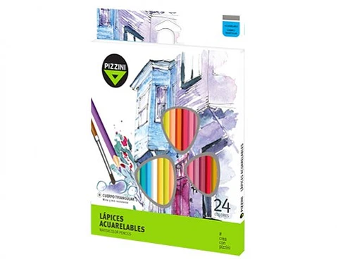 Lapices Acuarelables Pizzini X24u.