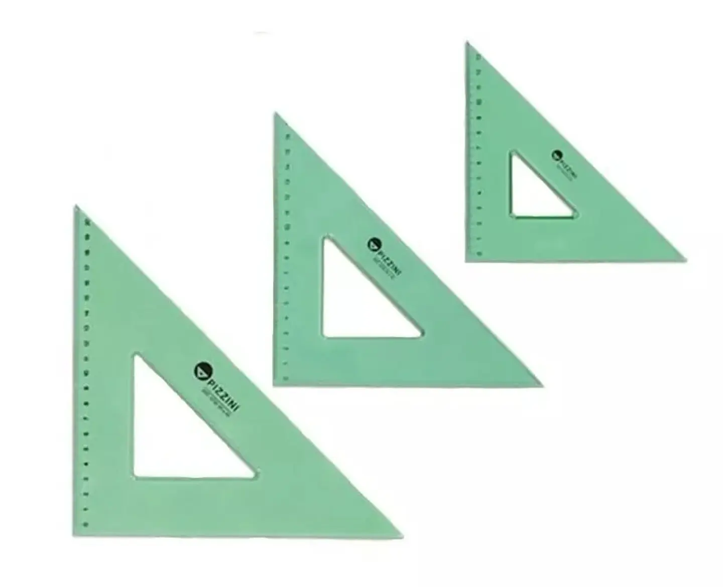 Set Escuadra Pizzini 35cmx45 + 35cmx60 1