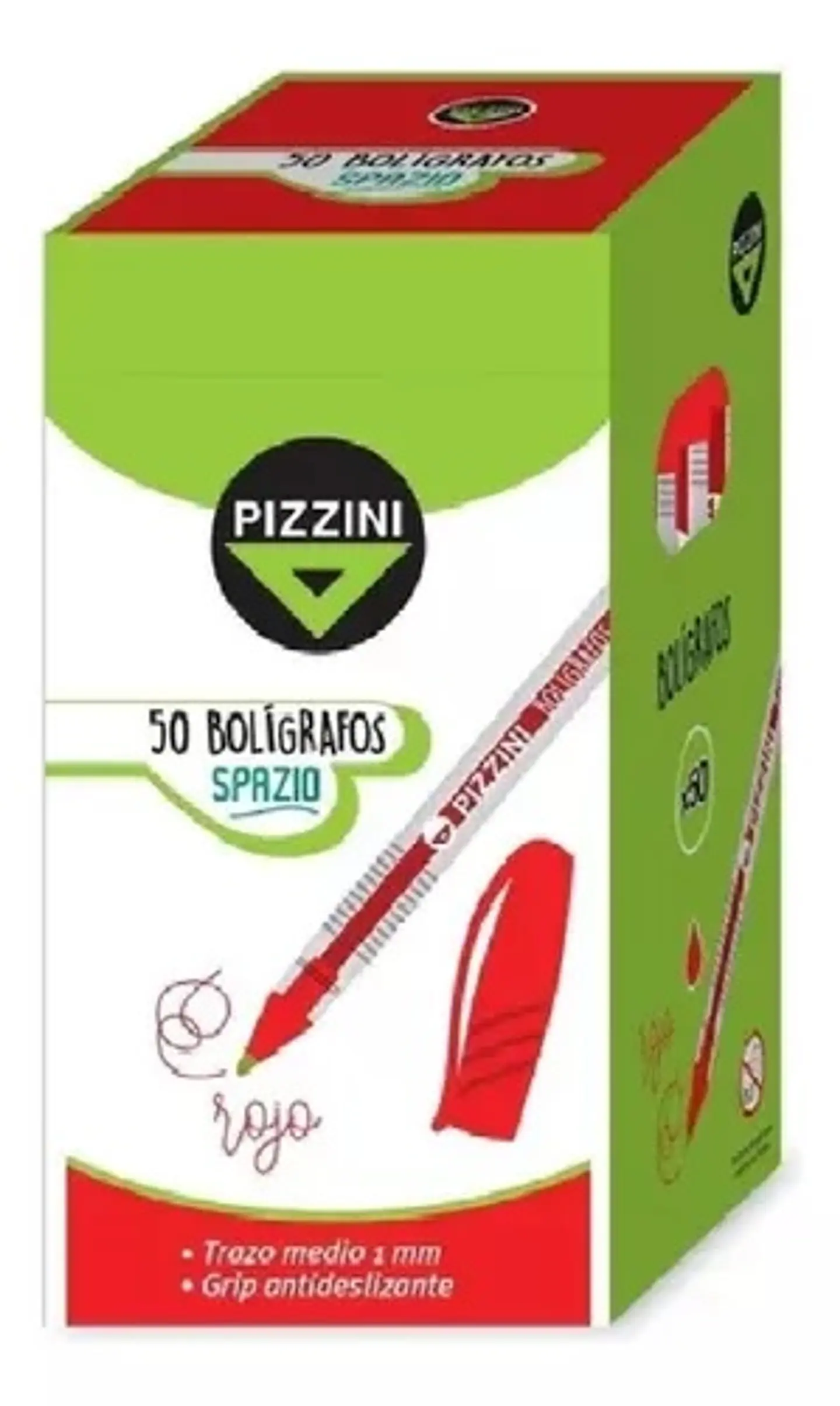 Boligrafo Pizzini Spazio 1mm X 50u. V/colores 1