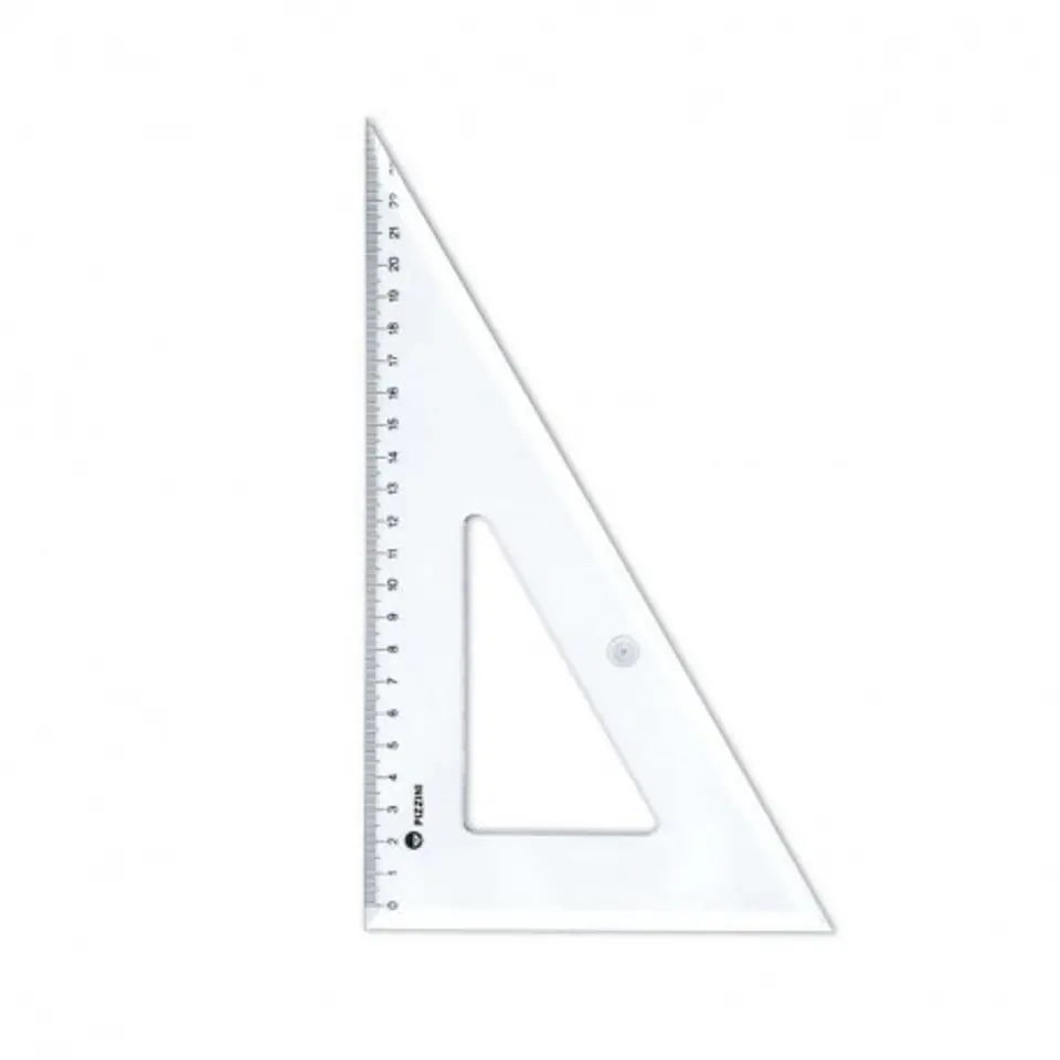 Escuadra Escolar Pizzini 30cm X 45° C/surtidos 1