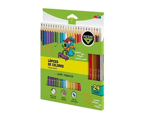 Lapiz Color Pizzini Triangular X24u.